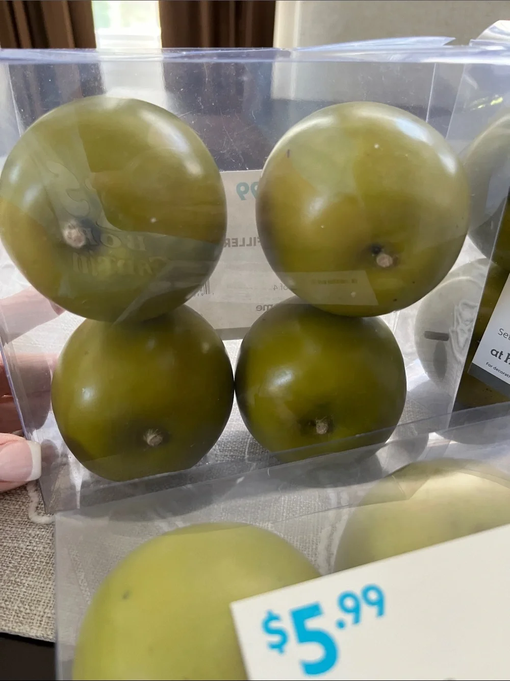Green Apple Decorative Bowl Fillers-3 boxes of 4